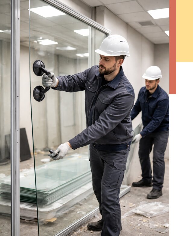 Демонтаж стеклянных перегородок в Котельниках от 3398 руб. — быстро и недорого | ОТДЕЛОЧНИК-Ктн