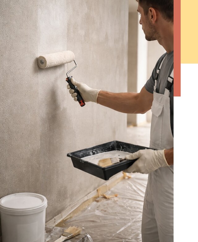 Грунтовка стен в Котельниках от 2336 руб. м2 — быстро, недорого, с материалом | ОТДЕЛОЧНИК-Ктн