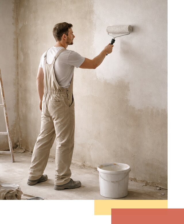 Грунтовка стен под отделку в Котельниках профессиональным раствором