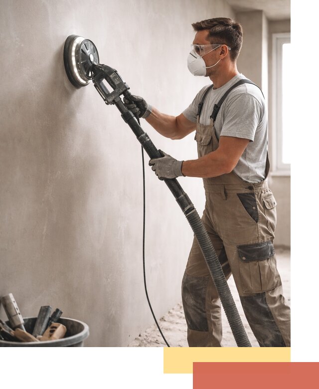 Профессиональная шлифовка стен в Котельниках быстро и качественно