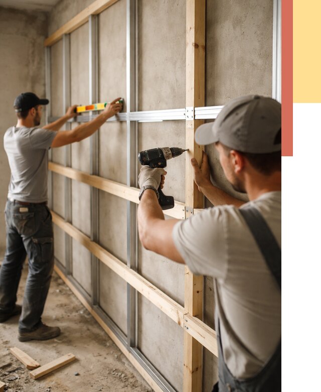 Устройство обрешетки под панели в Котельниках от 2230 руб. — монтаж под ключ | ОТДЕЛОЧНИК-Ктн