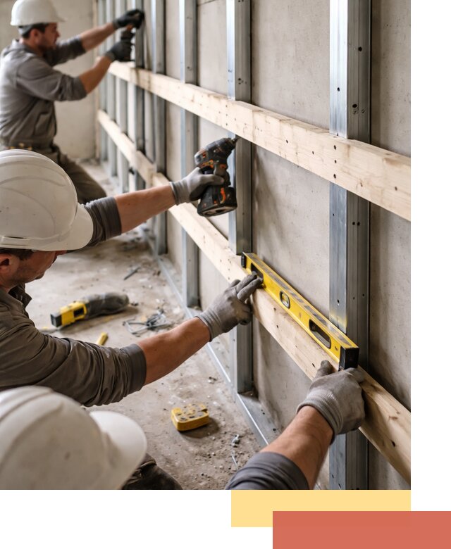 Устройство обрешетки под панели в Котельниках