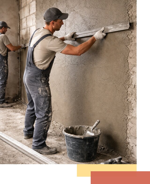 Штукатурка стен цементно-песчаная в Котельниках профессионально