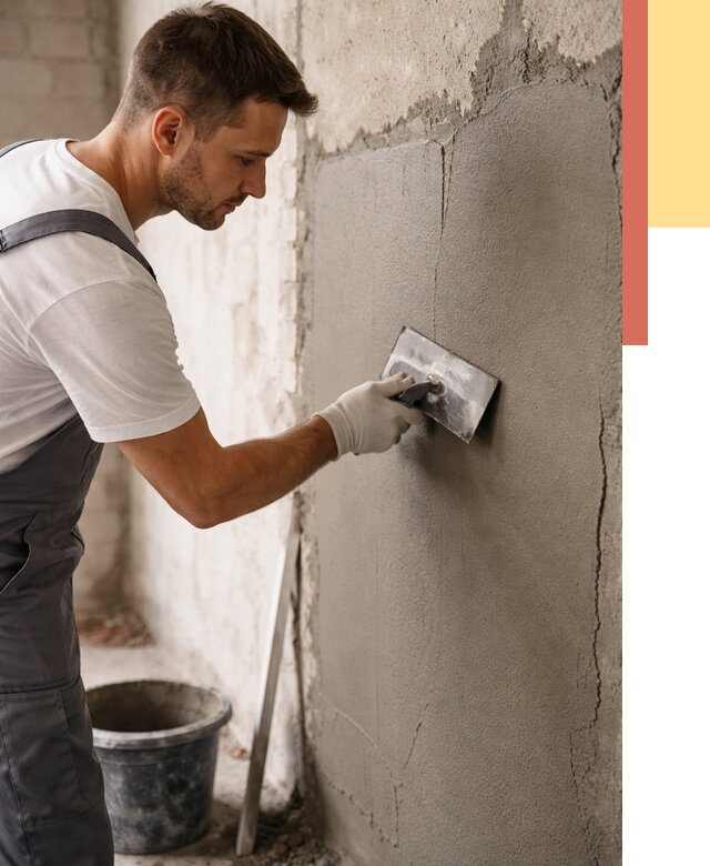 Штукатурка стен под плитку в Котельниках от 4460 руб./м2 — выравнивание под плитку | ОТДЕЛОЧНИК-Ктн