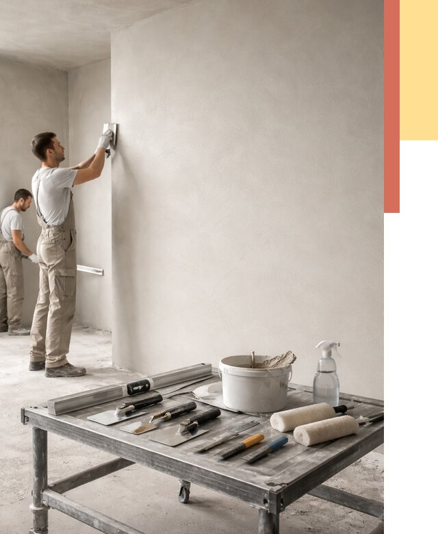 Штукатурка стен под покраску в Котельниках от 4778 руб./м² — качественно и недорого | ОТДЕЛОЧНИК-Ктн