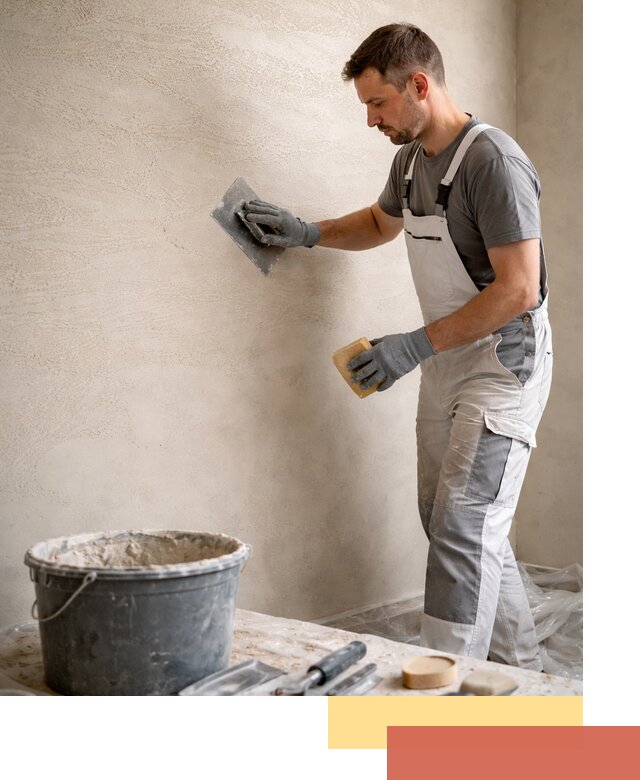 Декоративная штукатурка травертин в Котельниках для стен и потолков