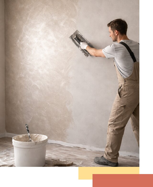 Декоративная штукатурка «Мокрый шелк» под ключ в Котельниках