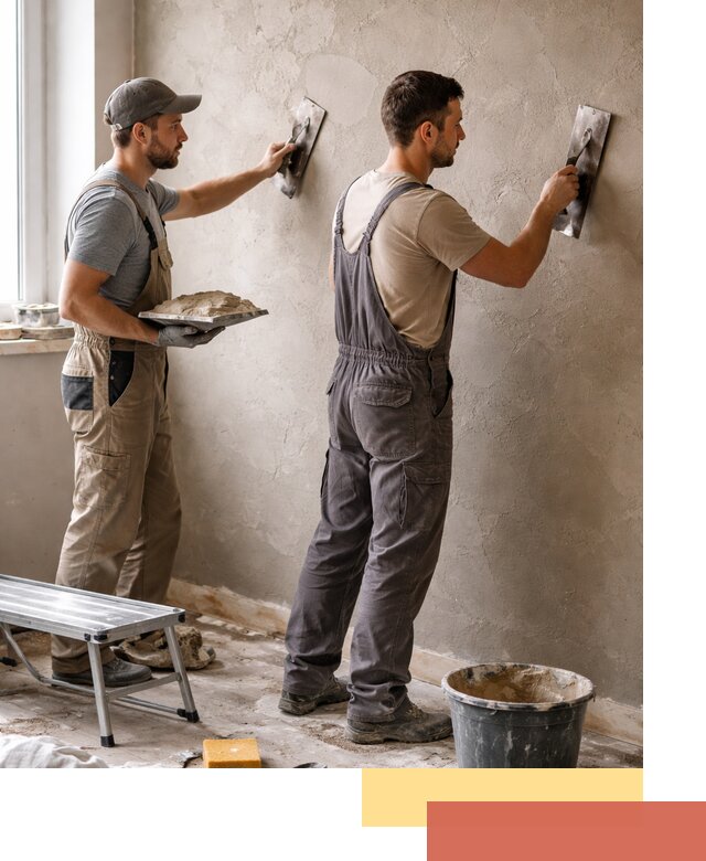 Ремонт декоративной штукатурки и восстановление фактуры в Котельниках