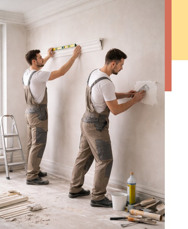 Монтаж лепнины на стены в Котельниках от 4778 руб. — недорого, быстро | ОТДЕЛОЧНИК-Ктн