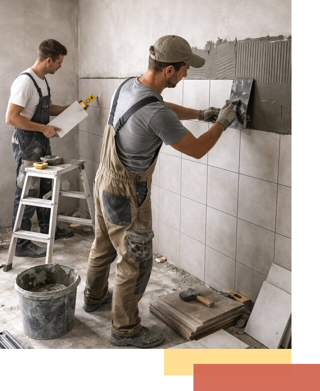 Укладка плитки на стены в Котельниках профессионально и надежно