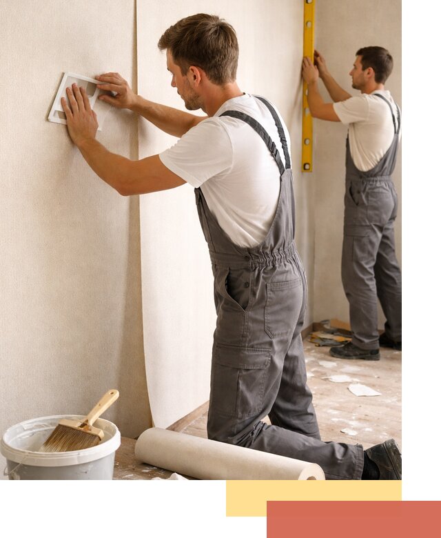 Поклейка бумажных обоев в Котельниках качественно и недорого