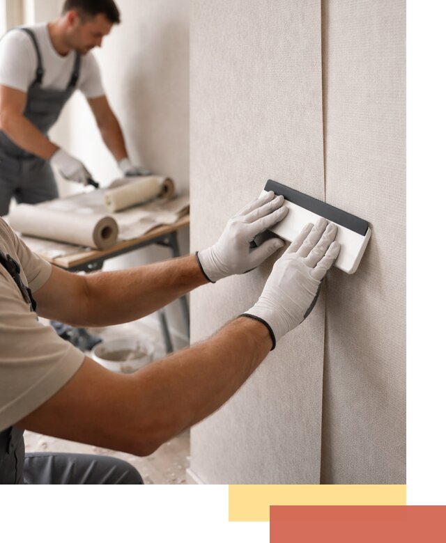 Поклейка обоев под покраску в Котельниках профессионально и быстро