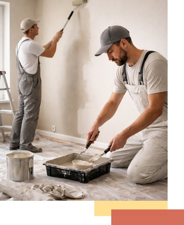 Покраска стен в квартире в Котельниках — профессионально и аккуратно