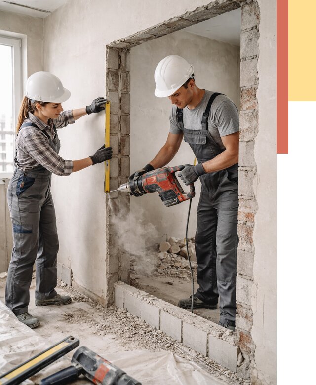 Создание проемов в стенах в Котельниках от 6902 руб. — алмазная резка и расширение | ОТДЕЛОЧНИК-Ктн