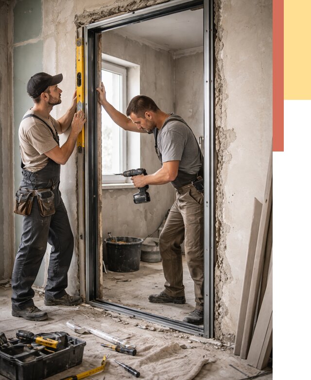 Закладка дверного проема в Котельниках от 3716 руб. — быстро и недорого | ОТДЕЛОЧНИК-Ктн