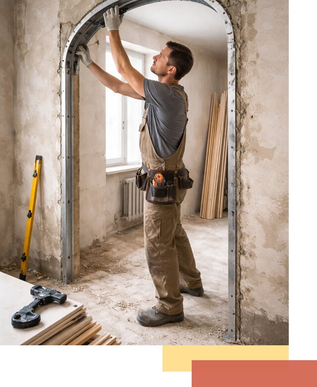 Устройство арочного проема в Котельниках под ключ