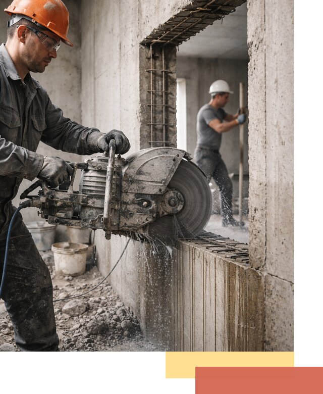 Алмазная резка проемов в Котельниках быстро и точно