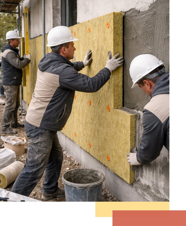 Утепление стен минватой в Котельниках — тепло и звукоизоляция