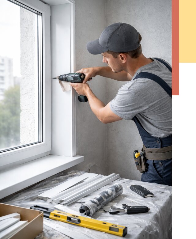 Установка пластиковых откосов в Котельниках от 2389 руб. | ОТДЕЛОЧНИК-Ктн монтаж, быстро и недорого