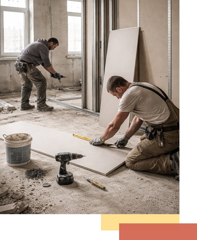 Кладка перегородок из ПГП под ключ в Котельниках