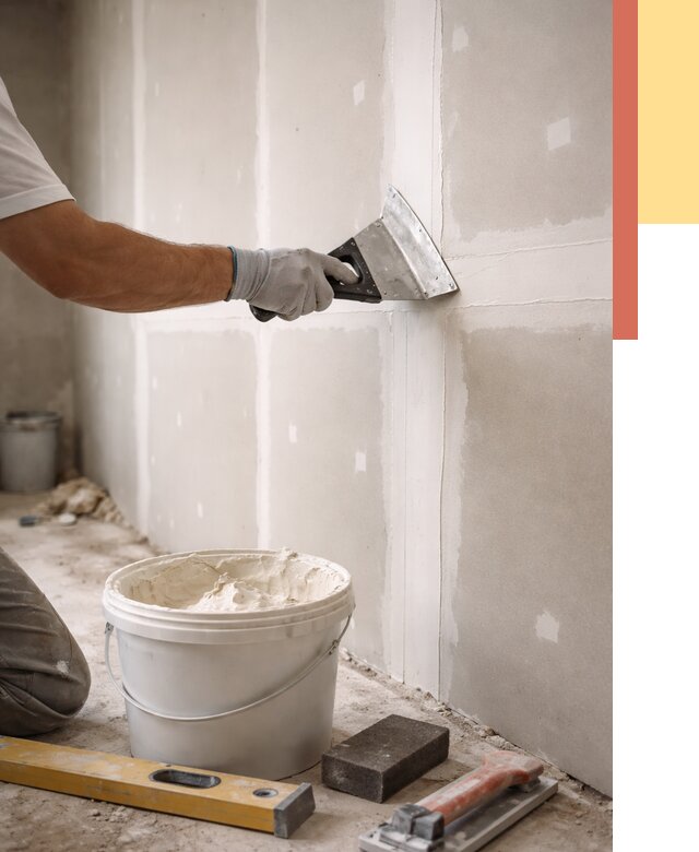 Шпаклевка перегородок из гипсокартона в Котельниках от 2655 руб. — услуги ОТДЕЛОЧНИК-Ктн