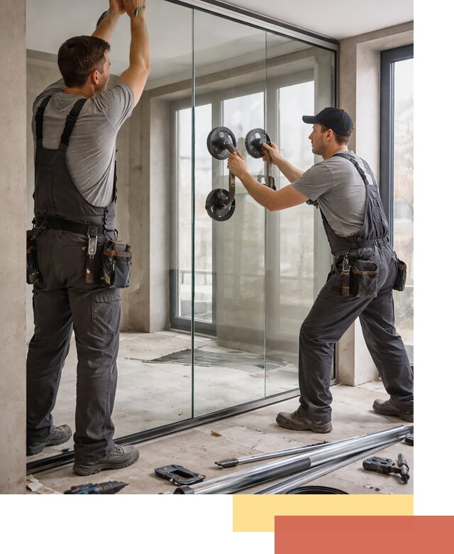 Цельностеклянные перегородки под ключ в Котельниках