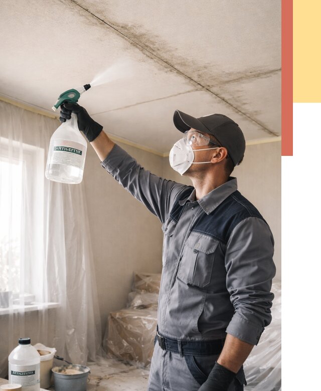 Антисептическая обработка потолка в Котельниках от 2655 руб. | ОТДЕЛОЧНИК-Ктн