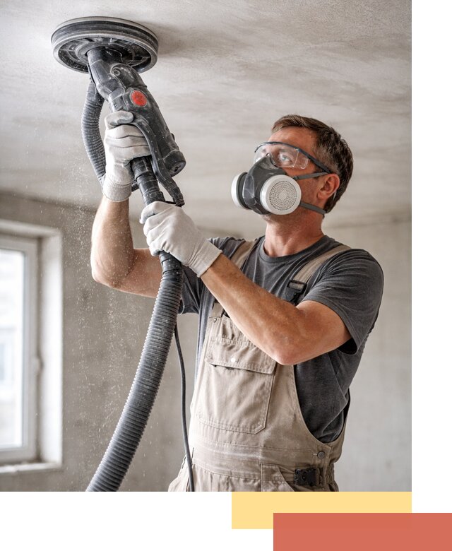 Шлифовка потолка в Котельниках — качественная подготовка под отделку