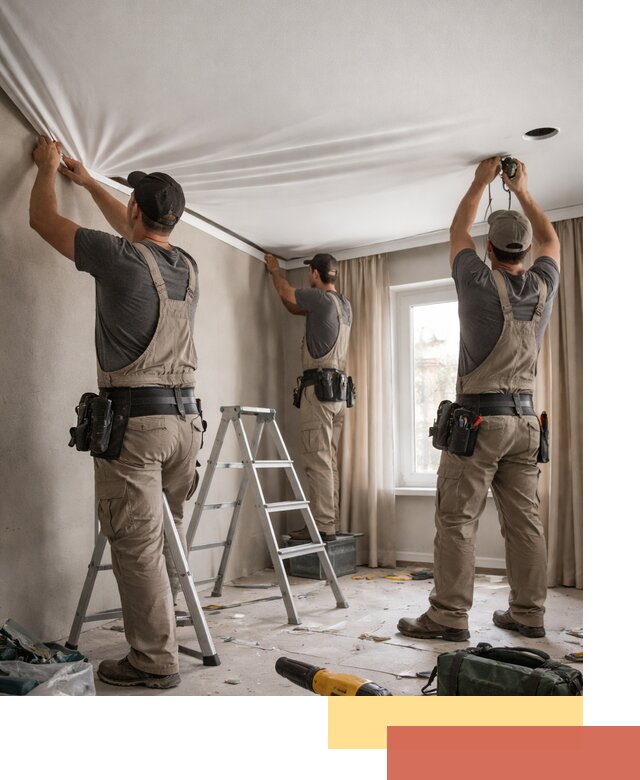 Монтаж матового натяжного потолка в Котельниках качественно и быстро