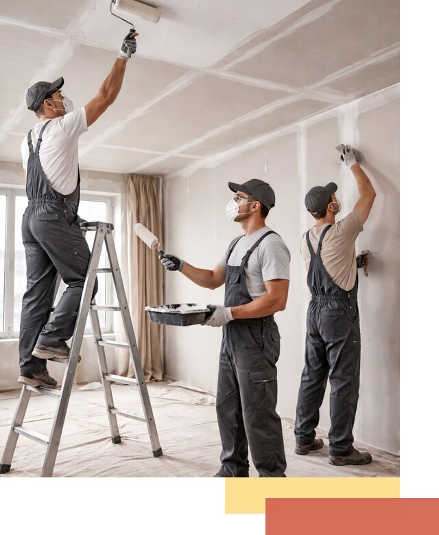 Покраска потолка из гипсокартона в Котельниках качественно и недорого