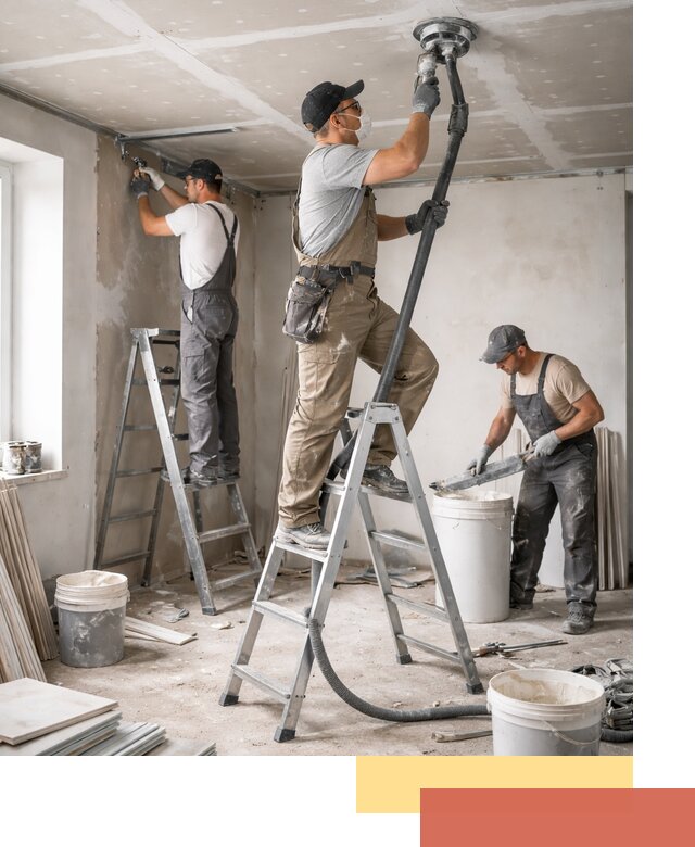 Ремонт потолка из гипсокартона в Котельниках: быстрый и качественный монтаж