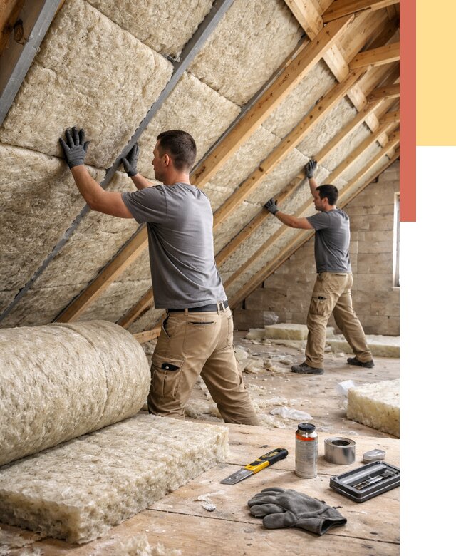 Утепление потолка минватой в Котельниках от 1540 руб. — быстро и недорого | ОТДЕЛОЧНИК-Ктн