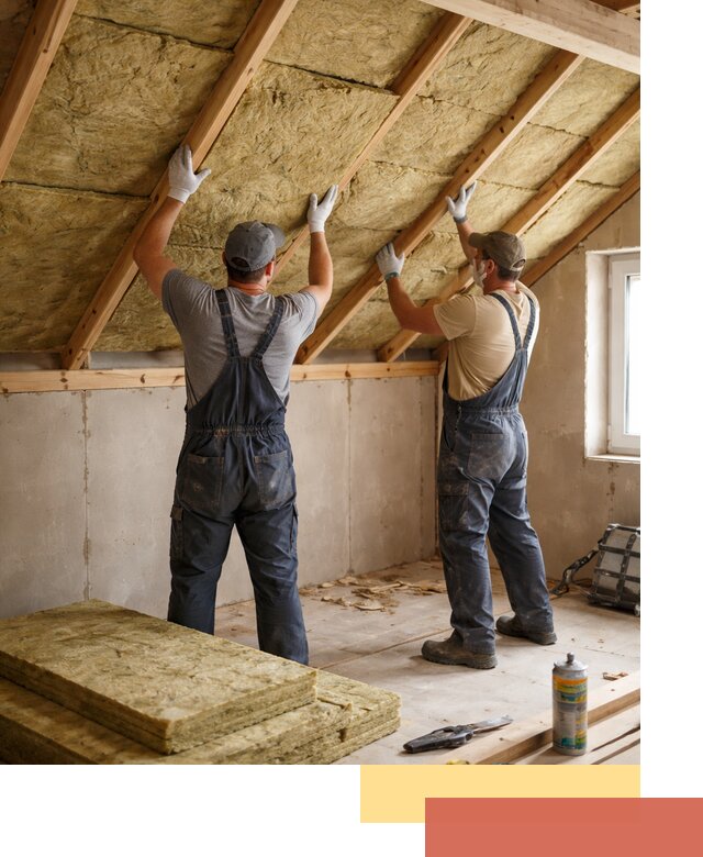 Утепление потолка минеральной ватой в Котельниках