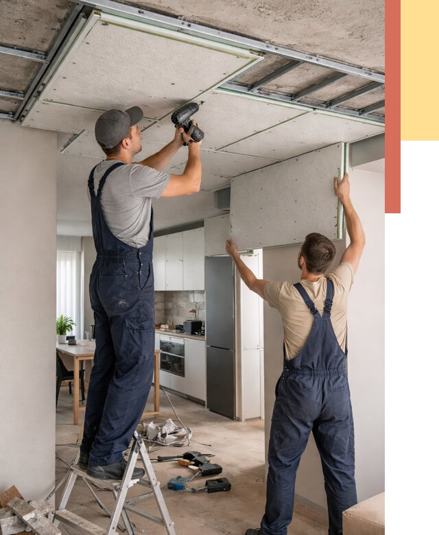 Шумоизоляция потолка панелями зипс в Котельниках от 1964 руб. под ключ | ОТДЕЛОЧНИК-Ктн